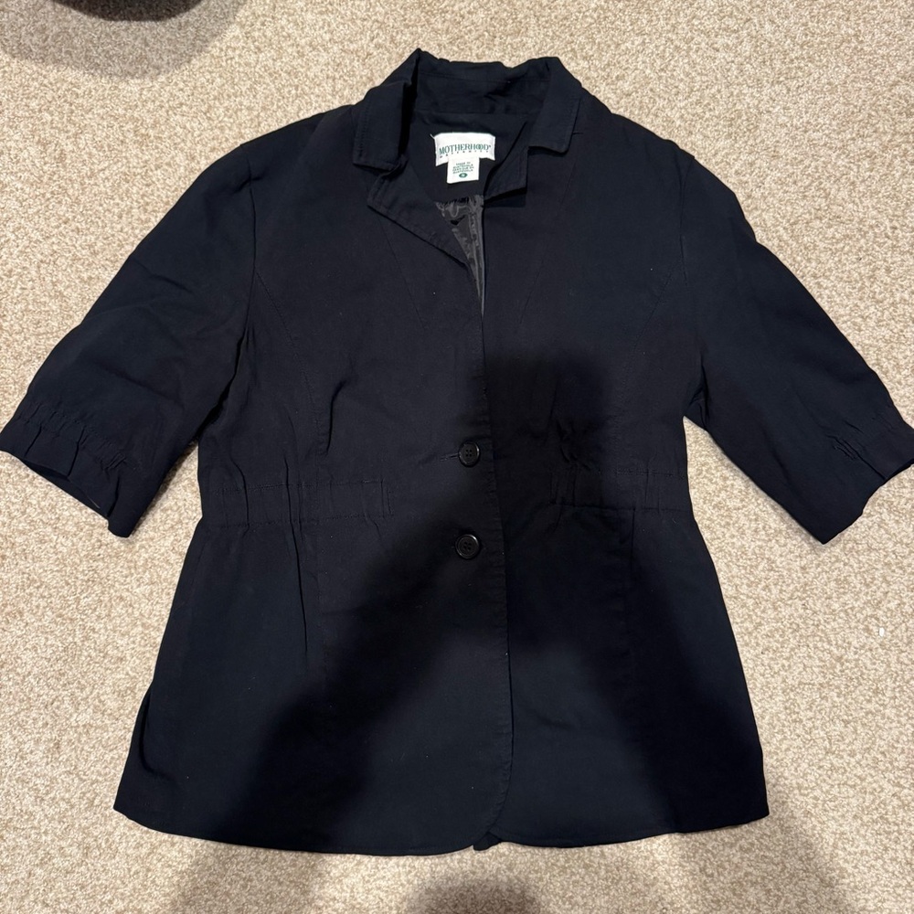 Motherhood Maternity Short sleeve stretch blazer